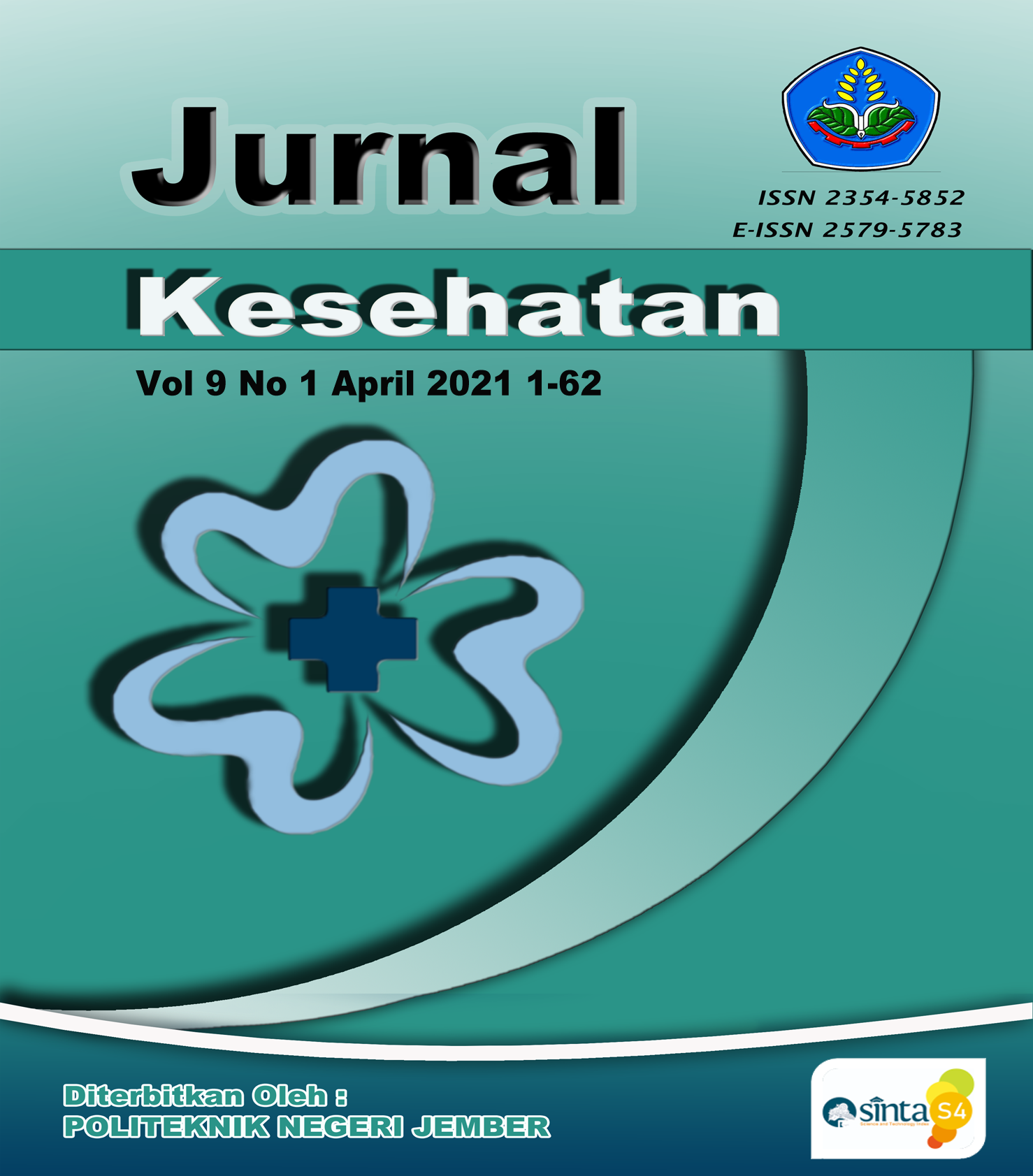 Cover Jurnal Kesehatan Vol 9 No 1 April 2021